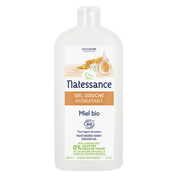 Natessance Honey Shower Gel Sulphate-free & wonderfully scented