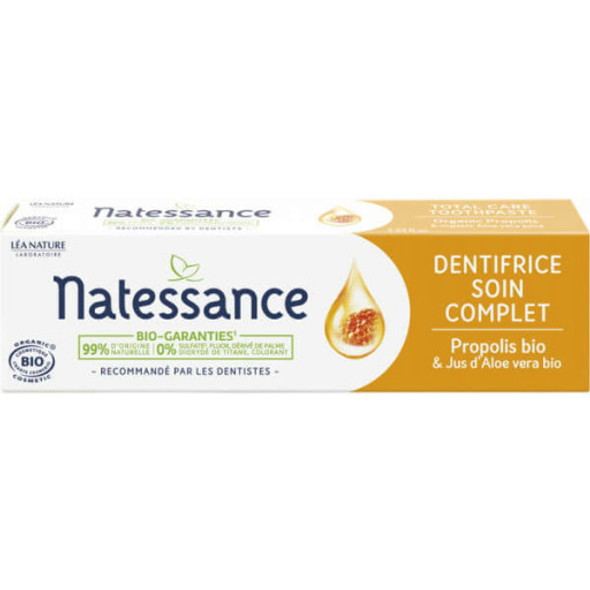 Natessance Propolis & Aloe Vera All-Round Toothpaste Comprehensive care for the mouth & teeth