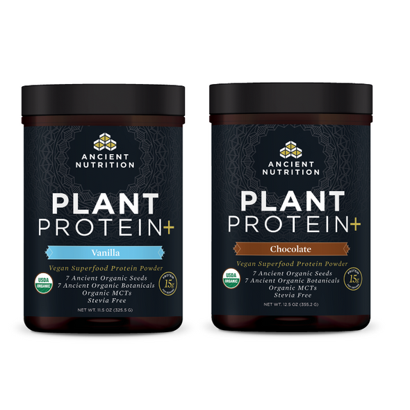 Plant Protein+ Chocolate and Vanilla