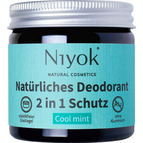 Niyok Cool Mint Deodorant Cream Refreshing cream with underarm protection