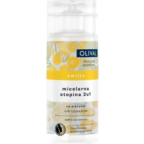 OLIVAL Immortelle 2-in-1 Micellar Solution 2-phase cleanser