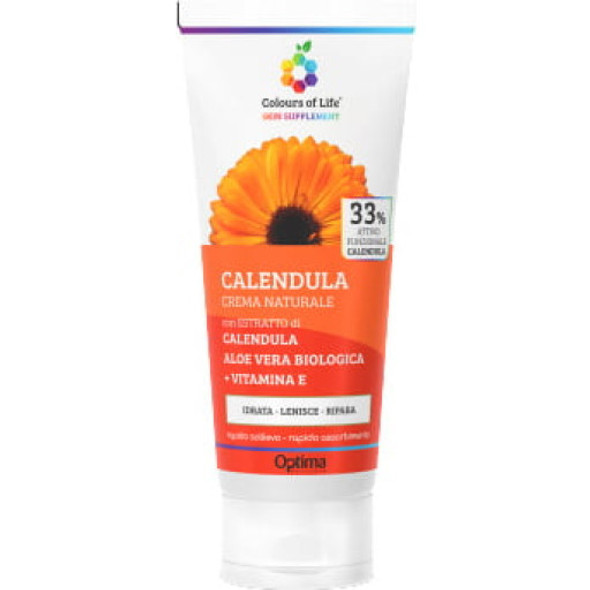 Optima Naturals Colours of Life Calendula Cream 33% Natural care that is suitable as an after-sun product