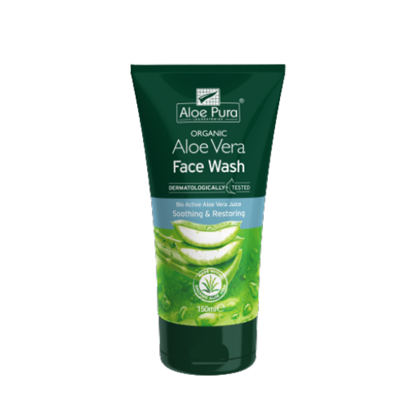 Optima Naturals Aloe Pura Face Wash With mild, plant-based surfactants