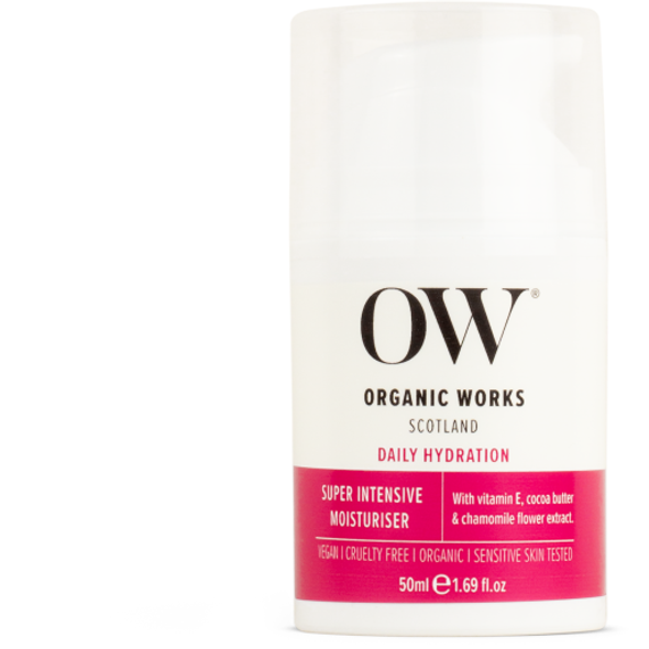 Organic Works Daily Bliss Moisturiser Delivers intensive moisture