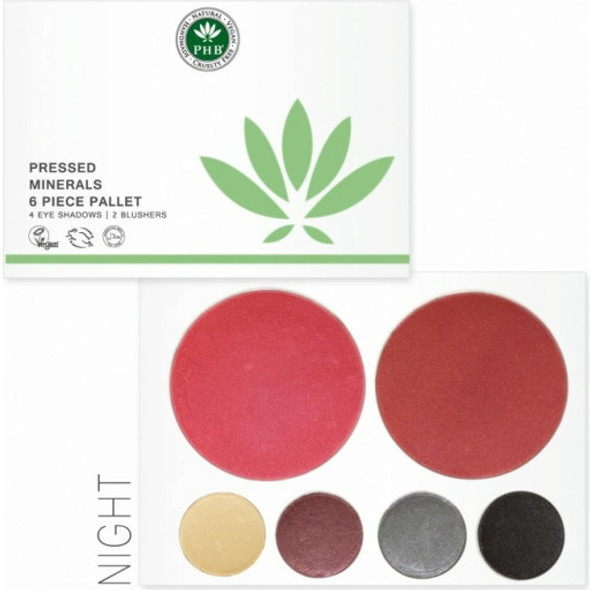 PHB Ethical Beauty Pressed Mineral 6 Piece Pallet Glamorous make-up kit