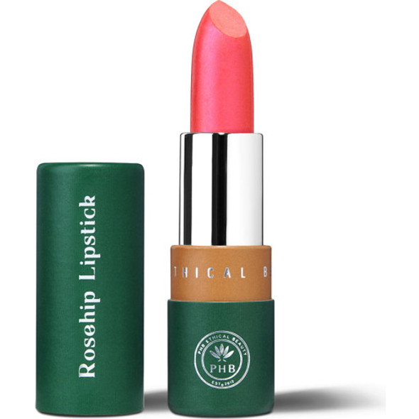 PHB Ethical Beauty Organic Rosehip Satin Sheen Lipstick Intense colours for well-groomed & beautiful lips