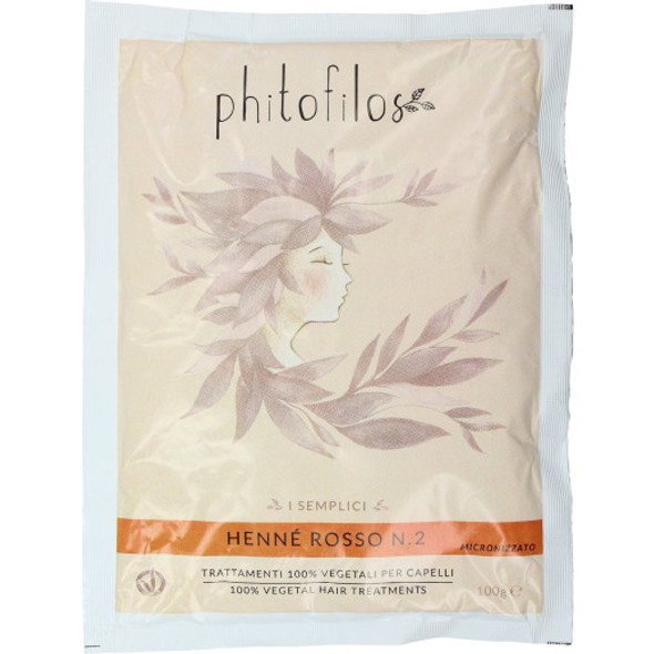 Phitofilos Henna Red N.2 Natural copper color for brown hair
