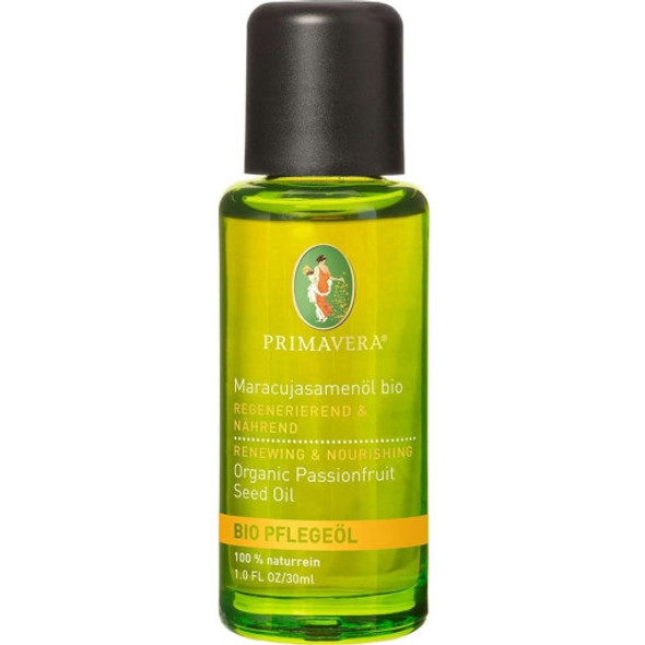 Primavera Organic Maracuja Seed Oil Nourishing oil with skin-loving qualities
