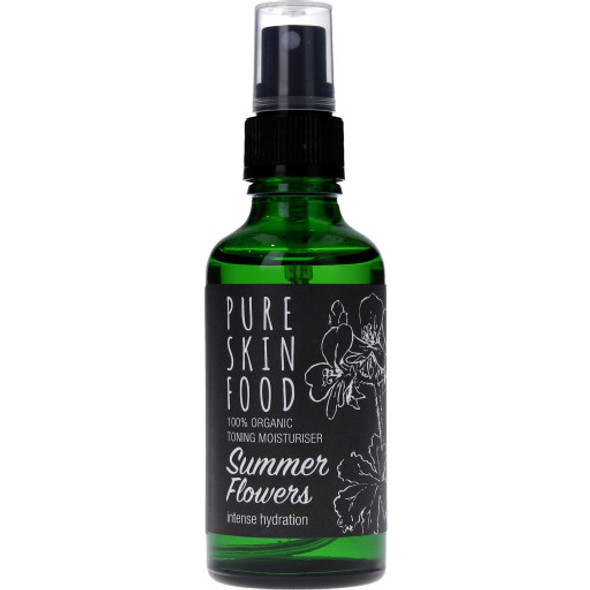 PURE SKIN FOOD Organic Summer Flowers Toning Moisturiser Intensive moisturiser & summery facial toner