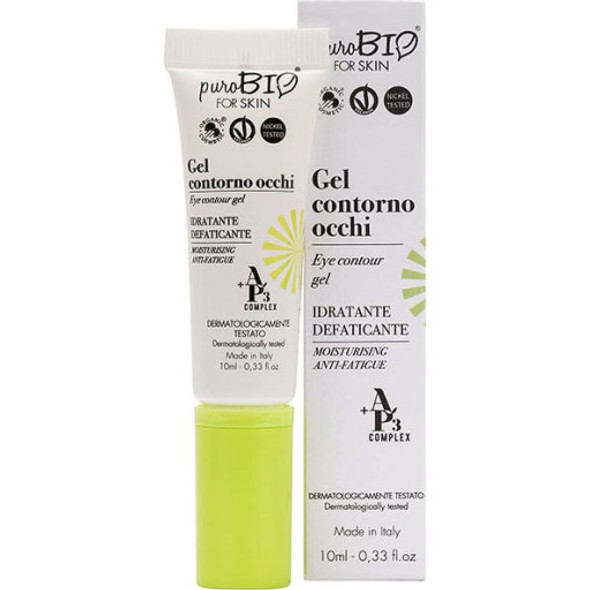 puroBIO Cosmetics forSKIN AP3 Anti-Fatigue Eye Contour Gel Intensive care that counteracts dark circles & expression lines