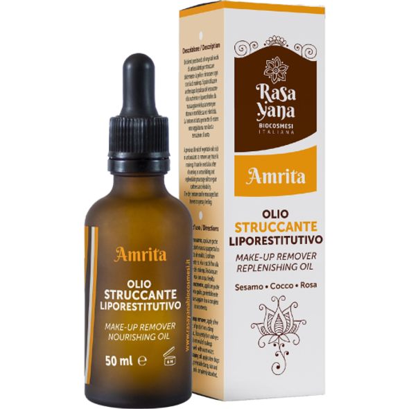 Rasayana AMRITA Make-up Remover Replenishing Oil Ayurvedic & lipid-regulating formula