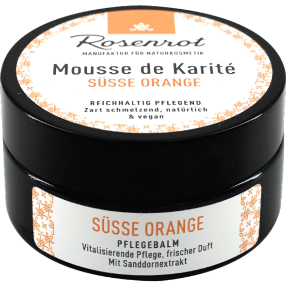 Rosenrot Sweet Orange Mousse de Karite Refreshing & regenerative nourishing balm