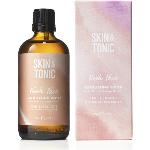 SKIN & TONIC Fresh Face Exfoliating Water Gentle exfoliator with PHA