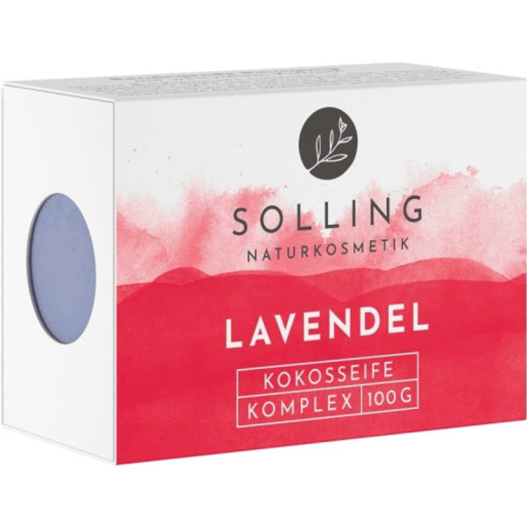 SOLLING Naturkosmetik Lavender Coconut Soap Ideal as a body & hand cleanser