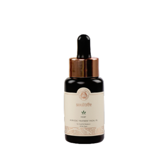 soultree Hemp Ayurvedic Treatment Facial Oil For a balanced skin tone