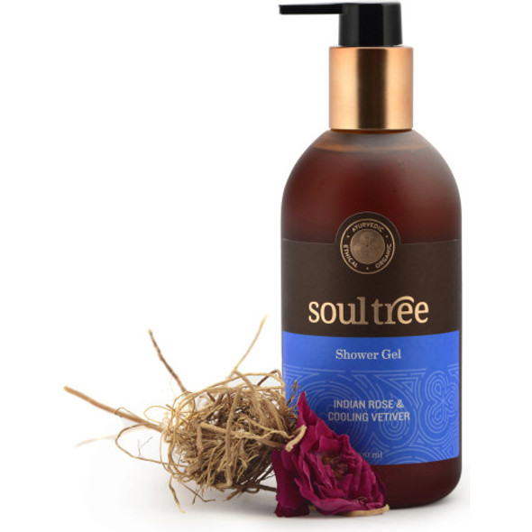 soultree Indian Rose & Vetiver Shower Gel For a pleasant skin feel