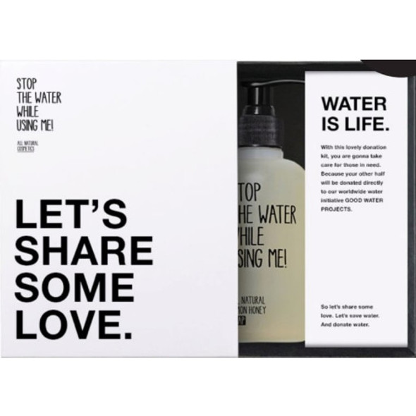 Stop The Water While Using Me! All Natural Share Some Love Kit High-quality cleanser in a lovely donation kit