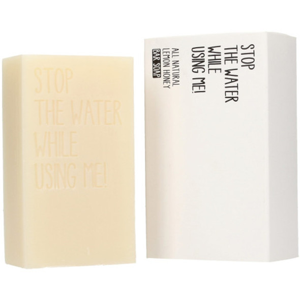 Stop The Water While Using Me! All Natural Lemon Honey Bar Soap Cleanses & hydrates normal to demanding skin