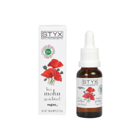 STYX Organic Poppy Face Oil Delicately scented care for day & nighttime use