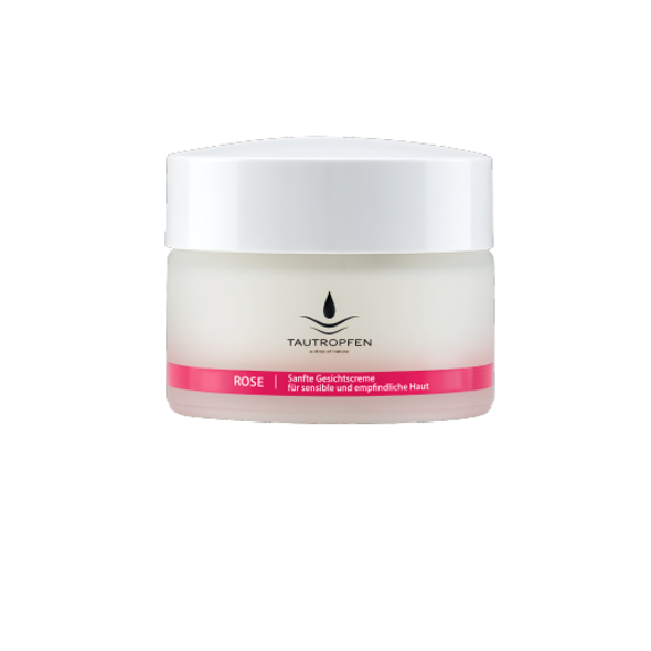 Tautropfen Rose Gentle Facial Cream Intensive Care for Delicate Skin!