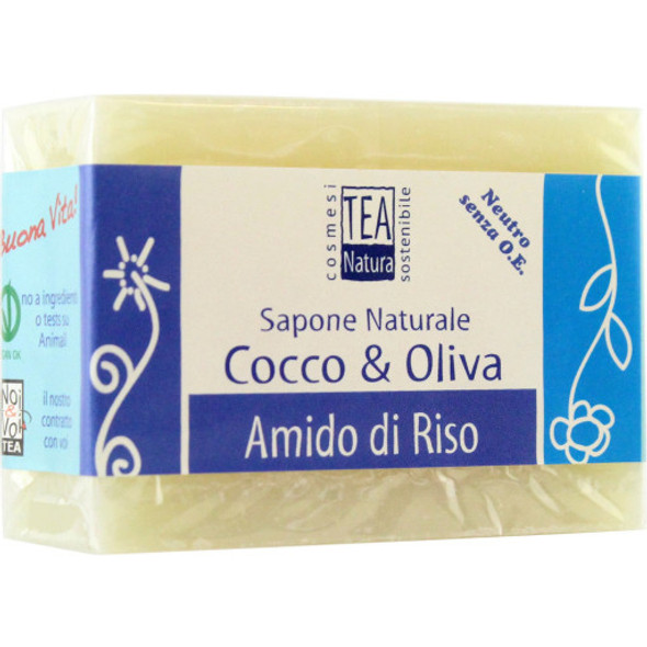 TEA Natura Coconut-Olive Soap with Rice Starch Natural soap without essential oils