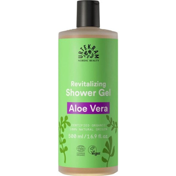 Urtekram Aloe Vera Shower Gel Promotes skin regeneration as it gently cleanses