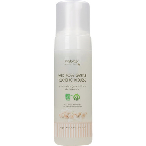 veg-up Wild Rose Gentle Cleansing Mousse Very gentle cleanse with anti-aging effect