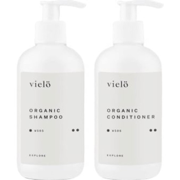 vielo Organic Hair Duo For a supple & silky finish