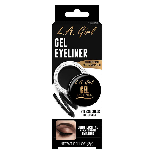 LAG-GEL731 Jet Black Gel Eyeliner  : 3 PC