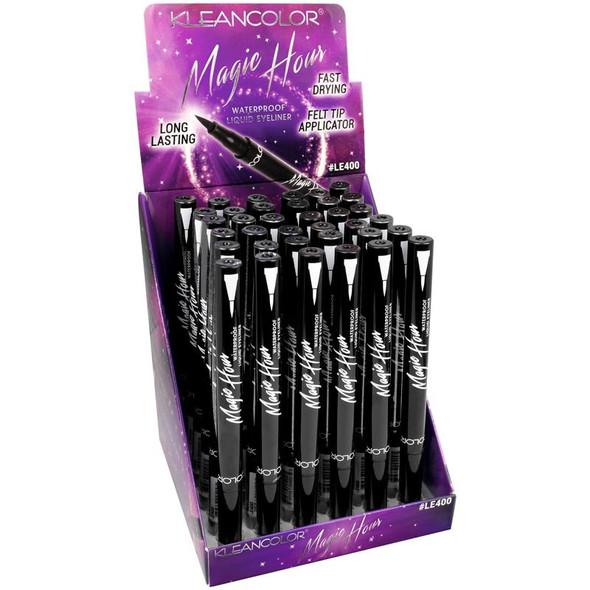 KC-LE400 Magic Hour, Waterproof Black Liquid Eyeliner Pen : 3 DZ