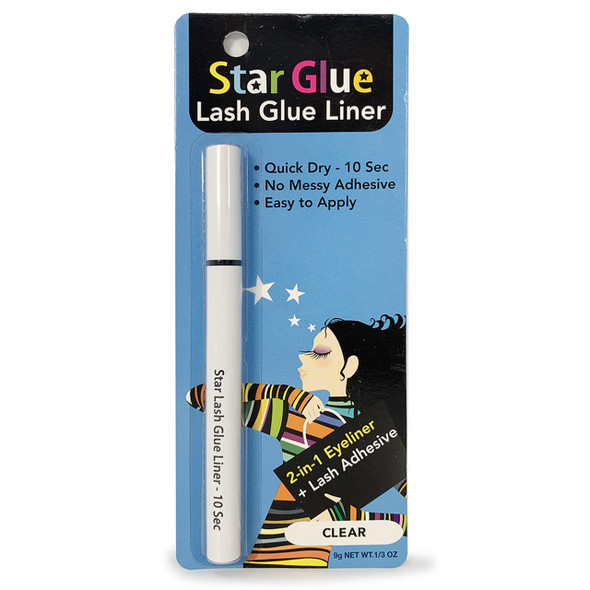 Star Glue Lash Glue Liner-Clear (2 in 1 Eyeliner + Lash Adhesive) : 6 PC