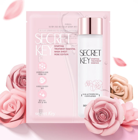 [SecretKey] Starting Treatment Essential Rose Edition Sheet Mask 10 ea