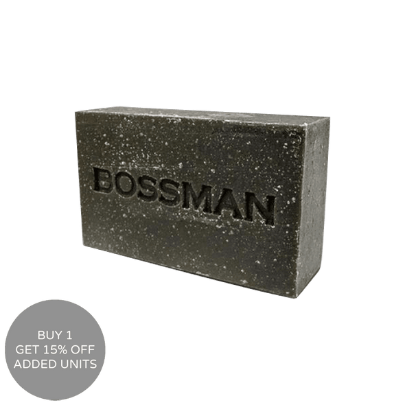 Bossman Shampoo Beard, Hair and Body Bar Soap