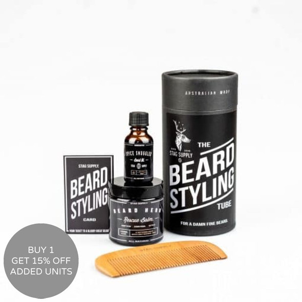 The Beard Styling Tube Grooming Kit