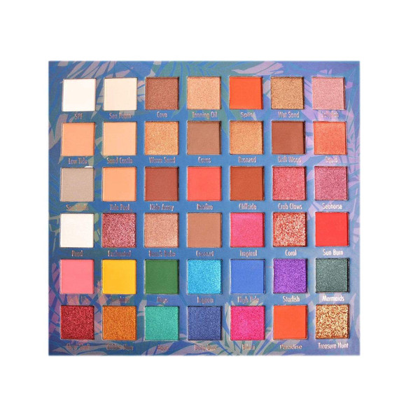 MG-653A : Secret Lagoon 42 Color Eyeshadow Palette 6 PC