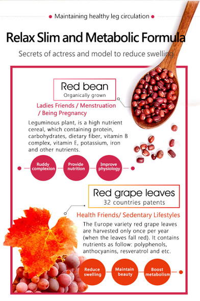 BHK's Organic Red Vine Leaf & Red Bean Tablets
