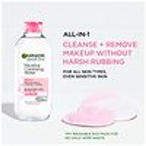 Micellar Cleansing Water Cleanser & Makeup Remover, For All Skin Types, 13.5 fl oz