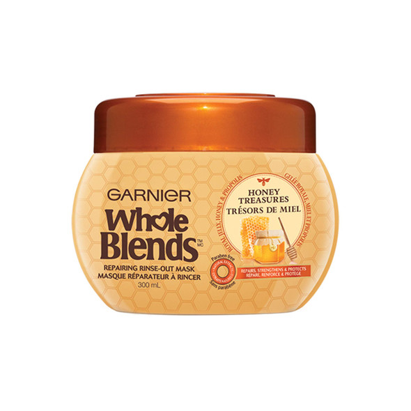 Garnier Whole Blends Repairing Mask Honey Treasures, 10.1 Fluid Ounce