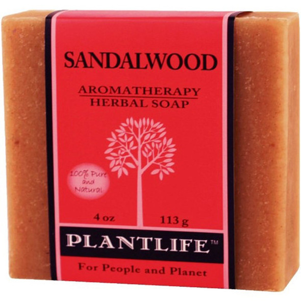 Herbal Aromatherapy Soap Sandalwood 4 Oz