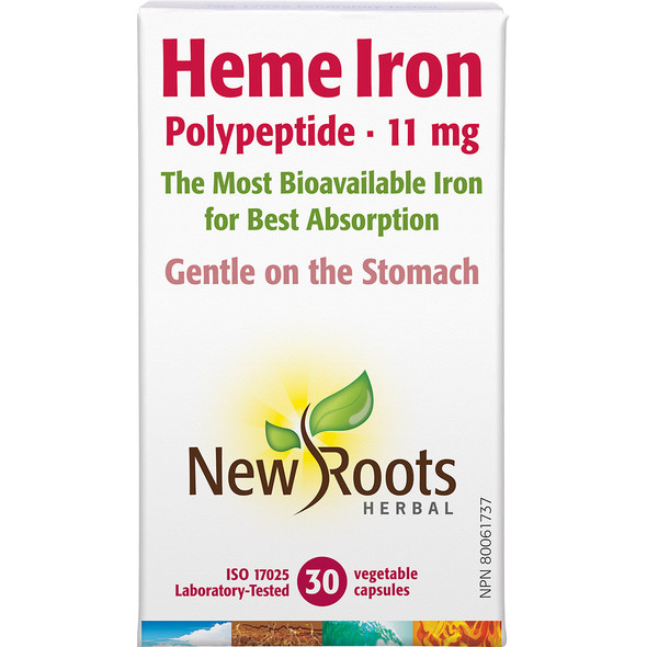 New Roots Heme Iron 30 VCaps