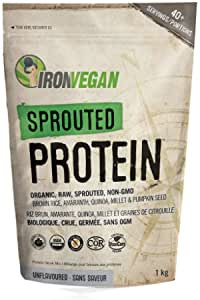 Iron Vegan Sprouted Protein Unflavoured 1kg