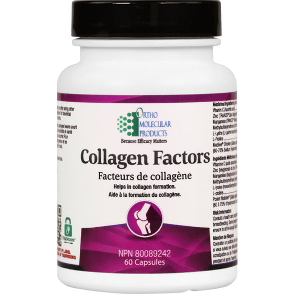 Ortho Molecular Products Collagen Factors 60 Caps