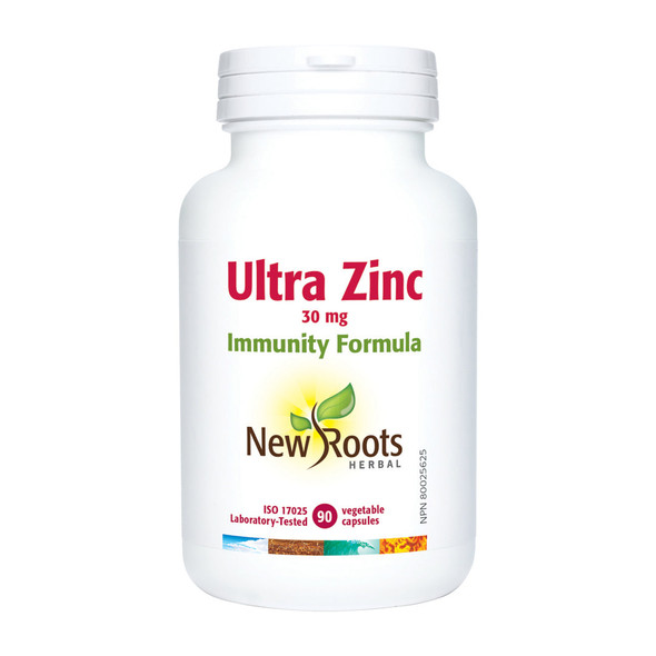 New Roots Ultra Zinc 30mg 90 VCaps