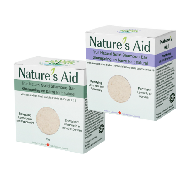 Nature's Aid Solid Shampoo & Conditioner Bars