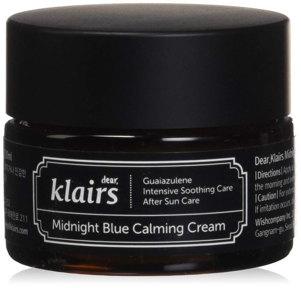 KLAIRS Midnight Blue Calming Cream, excellent calming & moisturizing effects, by KLAIRS