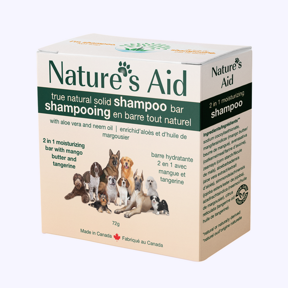 Nature's Aid Pet Shampoo 2 in 1 Strengthening Bar
