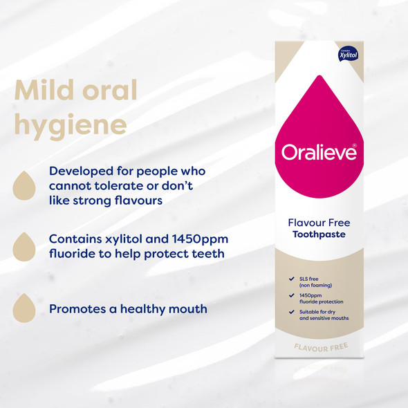 Oralieve Flavour Free Toothpaste (1 x 75ml)