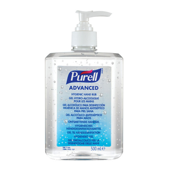 PURELL Advanced Hygienic Anti Bacterial Hand Rub Pump Bottle 9268 - 500ML (Anti Virus)
