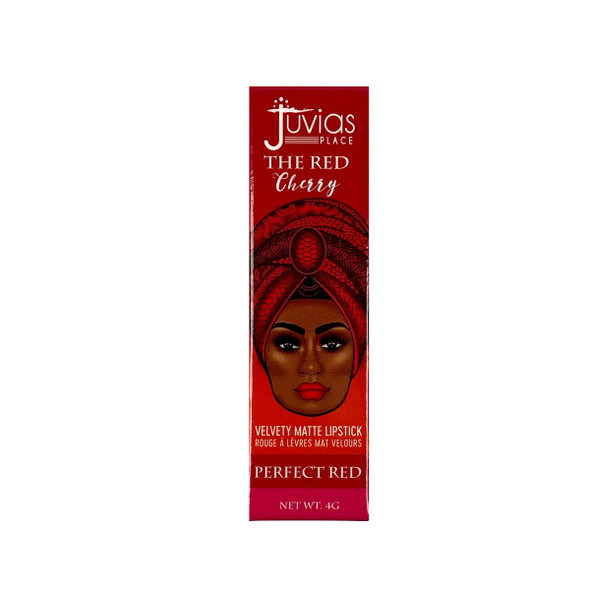 JUVIAS PLACE The Red Cherry Velvety Matte Lipstick The Perfect Red 4g