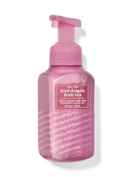 BATH & BODY WORKS White Barn Iced Dragon Fruit Tea Gentle Foaming Hand Soap, 259 ml